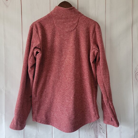 Duluth Trading Co Women’s M Full Zip Lightweight Jacket, Heather Red, Like New - Picture 4 of 7